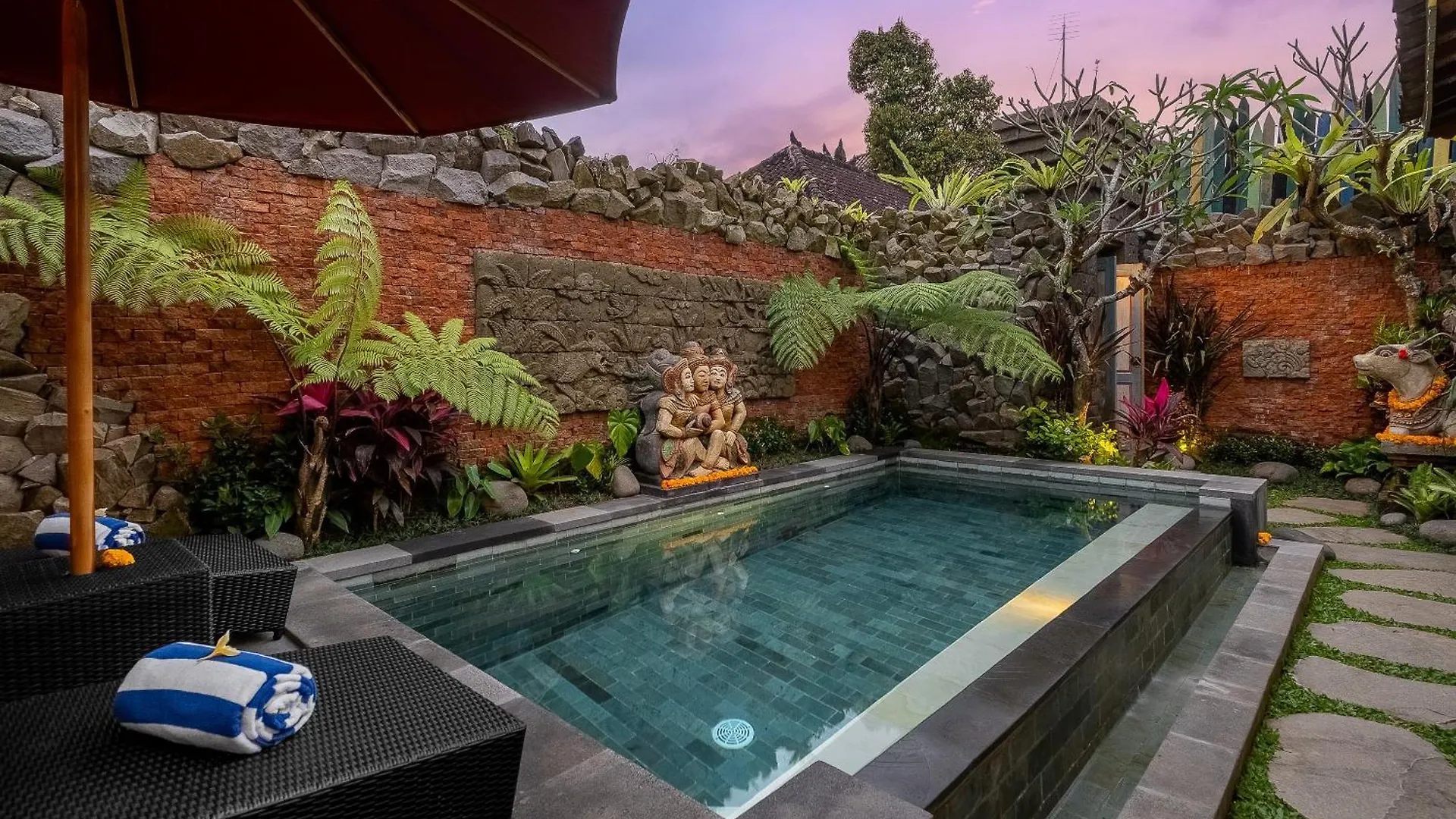 Astala Ubud Villa location